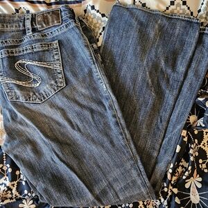 Women's Aiko Silver Jeans